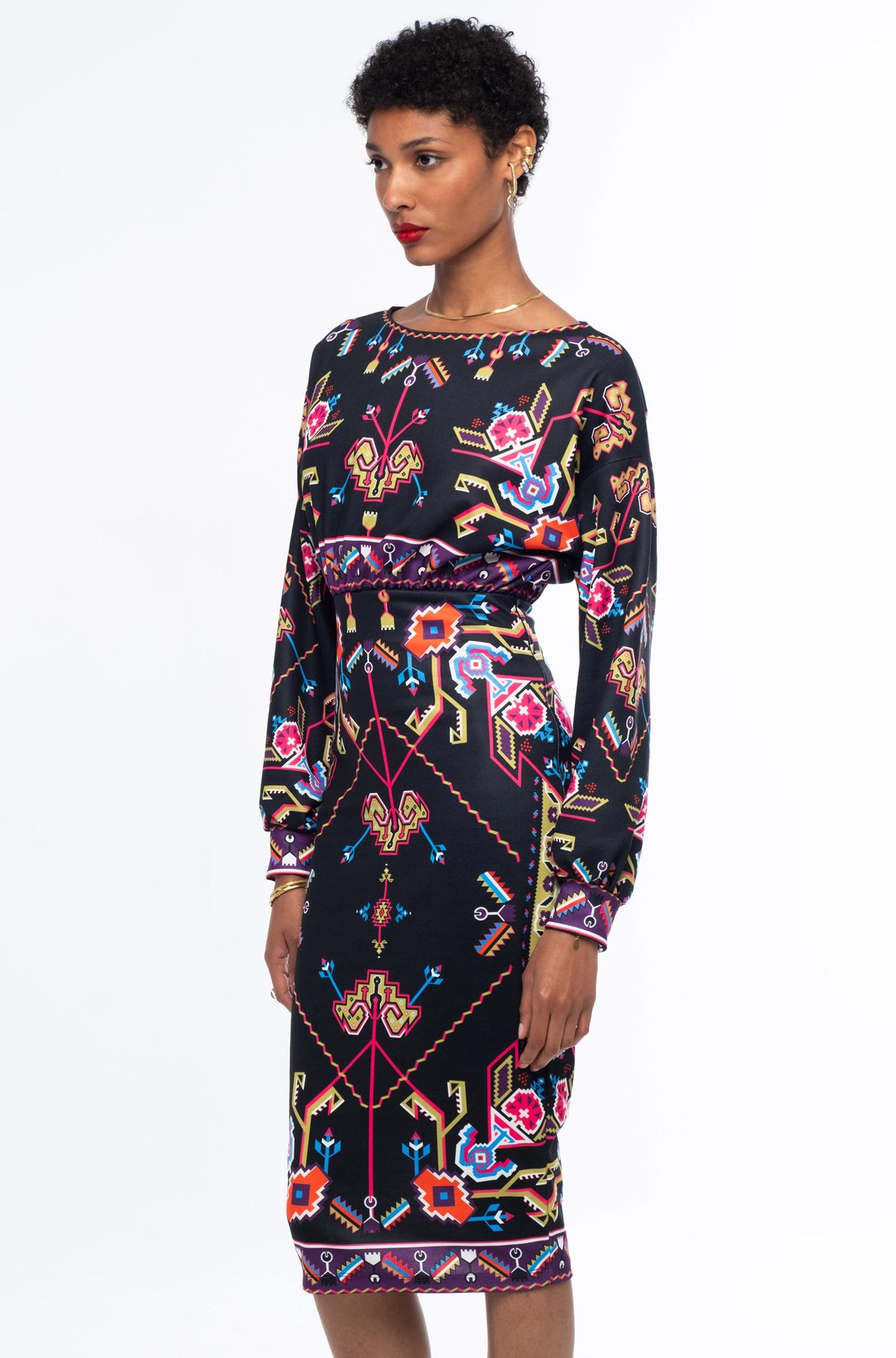  EMBLEM MIDI DRESS - Vesta Donna 