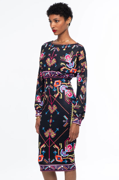  EMBLEM MIDI DRESS - Vesta Donna 