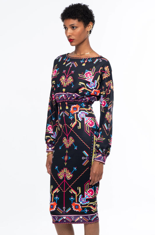  EMBLEM MIDI DRESS - Vesta Donna 