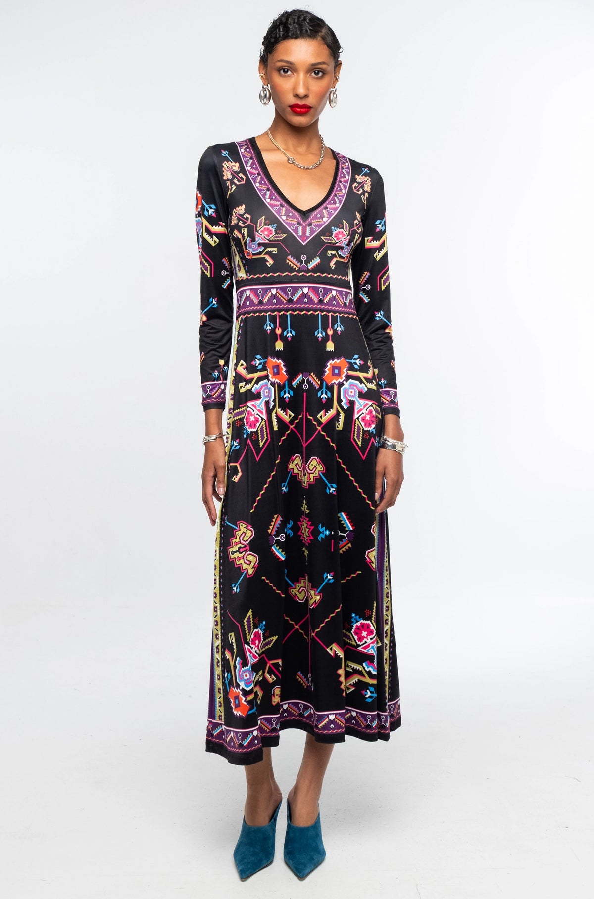  EMBLEM LONG DRESS - Vesta Donna 