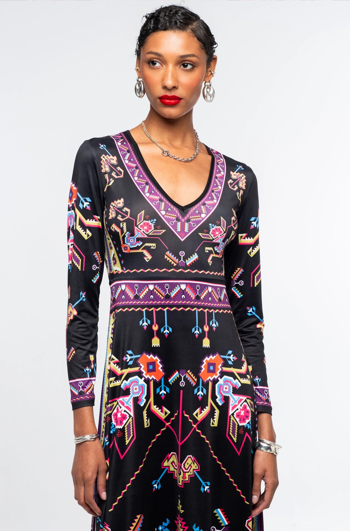  EMBLEM LONG DRESS - Vesta Donna 