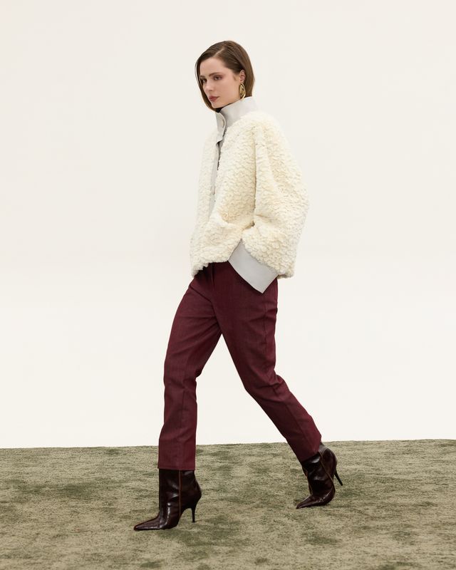  SHEYLA PANTS BORDEAUX - Vesta Donna 