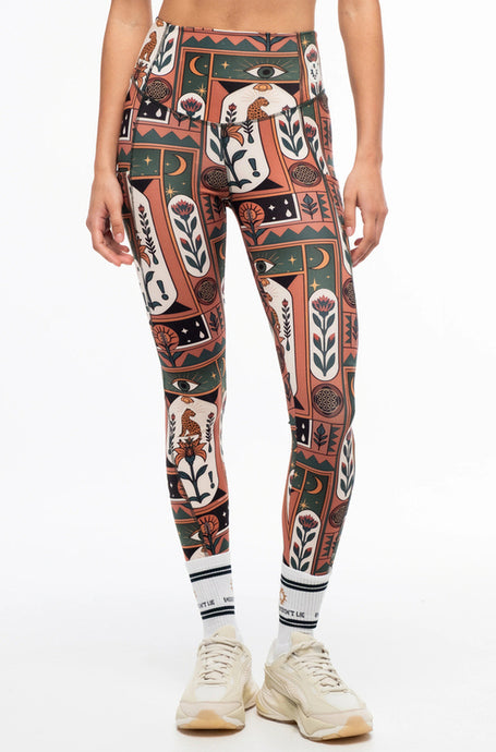  MYSTIC BLOOM SPORTS LEGGINGS - Vesta Donna 