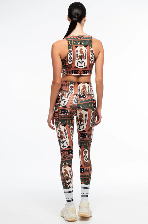  MYSTIC BLOOM SPORTS LEGGINGS - Vesta Donna 