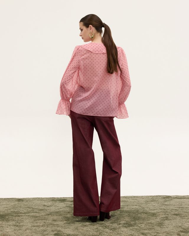  JOANNA RUFFLE BLOUSE - Vesta Donna 