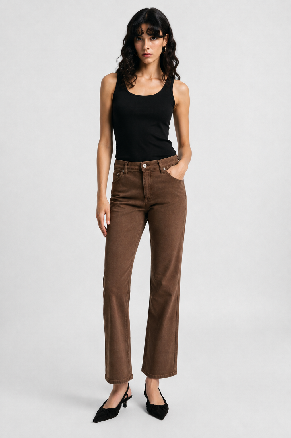  COCOA STRAIGHT DENIM PANTS - Vesta Donna 