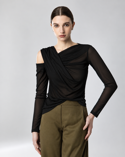  SALTED TOP BLACK - Vesta Donna 