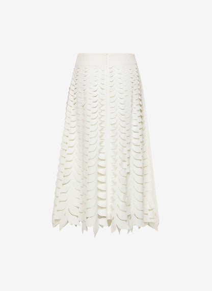  LUISA MIDI SKIRT A-LINE WHITE - Vesta Donna 