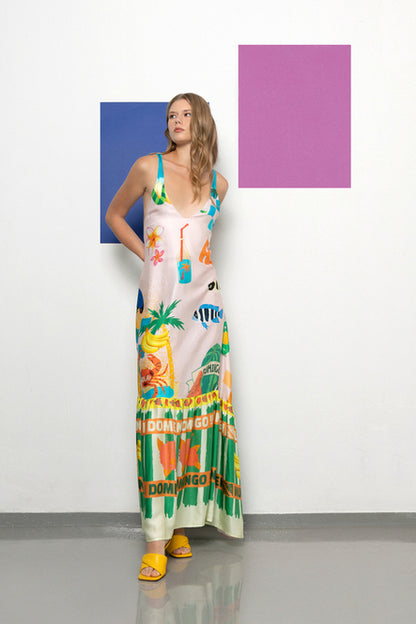  TROPIE MAXI DRESS - Vesta Donna 