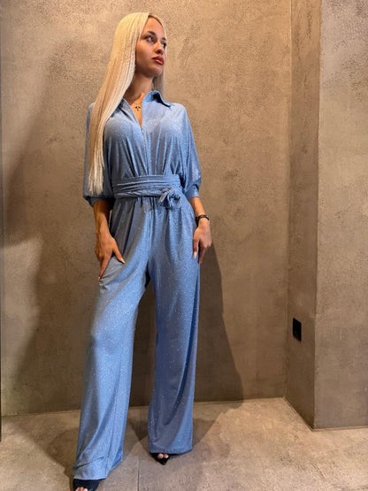  PALOMA JUMPSUIT CIEL - Vesta Donna 