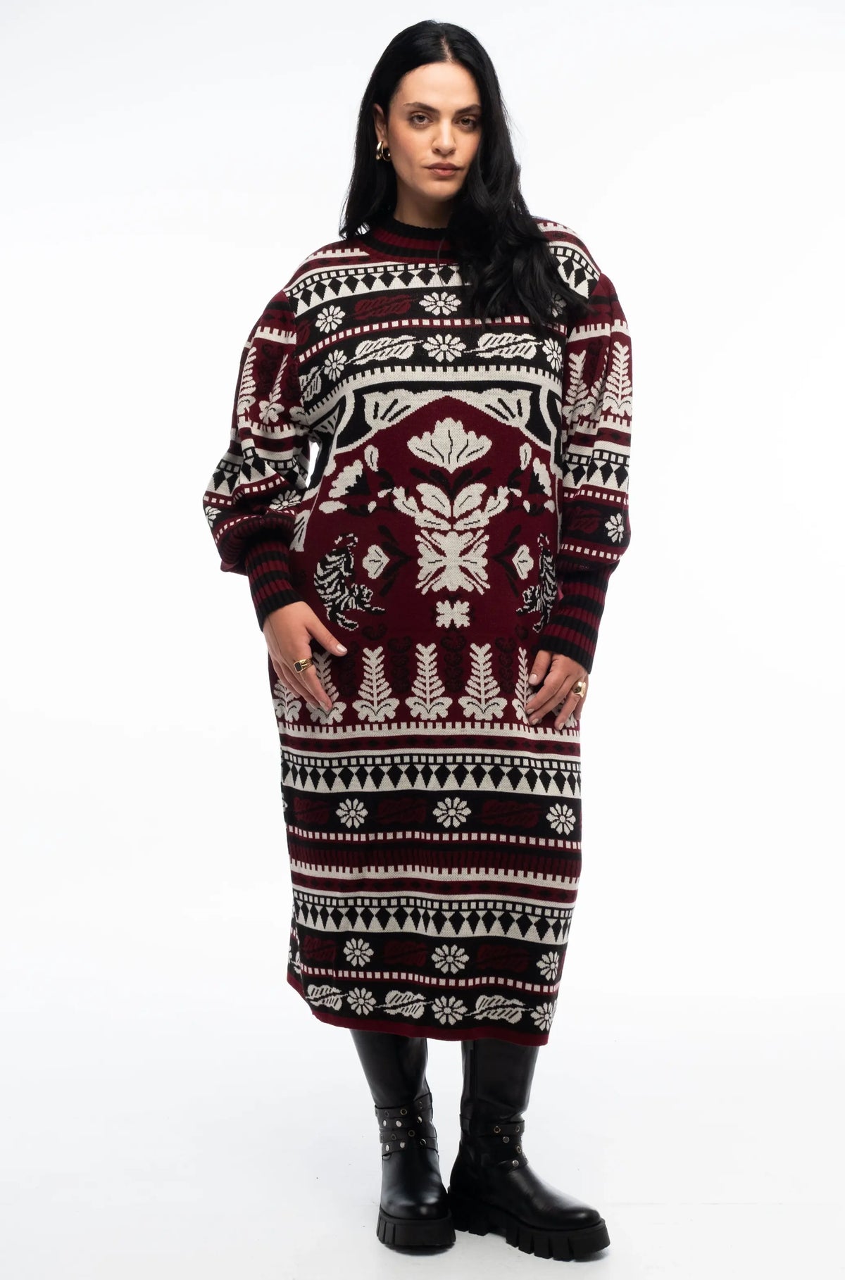  MYTHICAL LONG KNITTED DRESS - Vesta Donna 