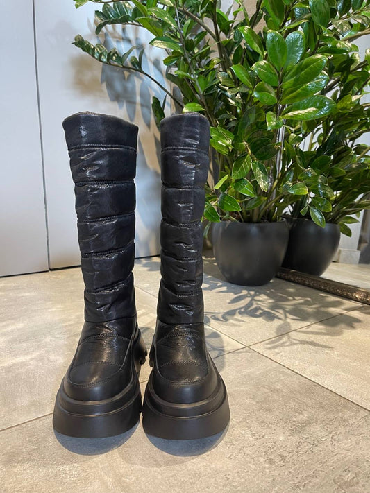  GENEVA BLACK BOOTS - Vesta Donna 