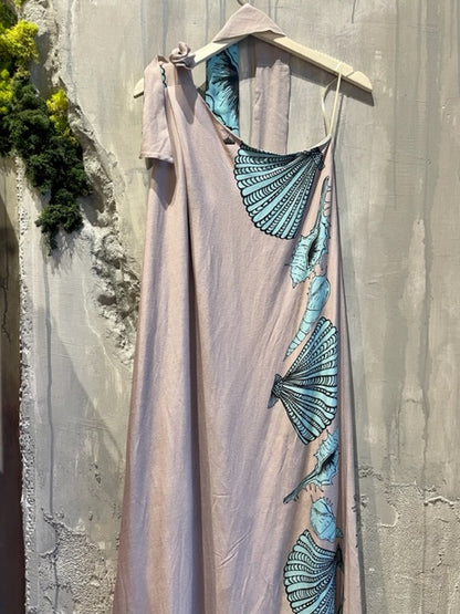  SEASHELL ONE SHOULDER DRESS - Vesta Donna 