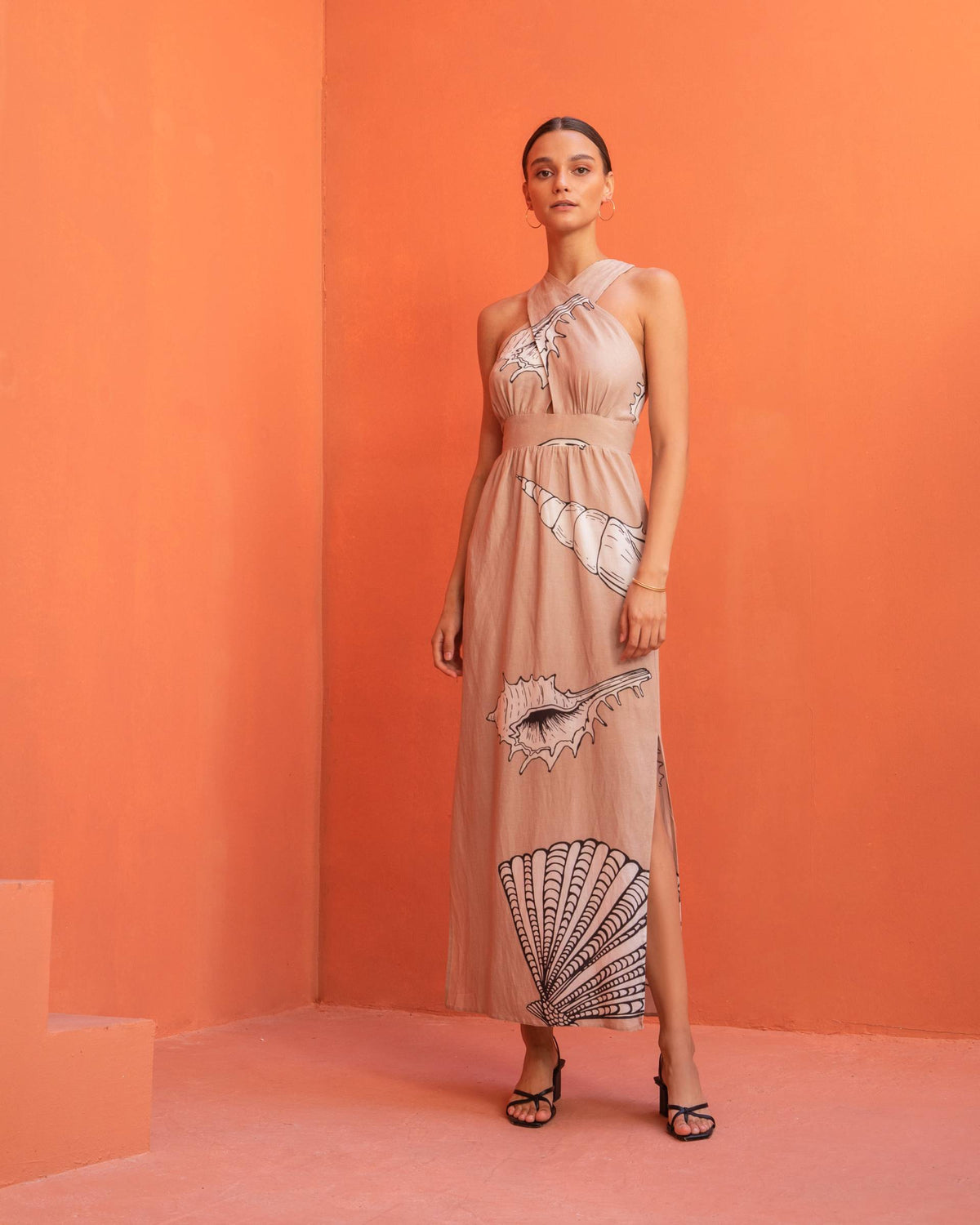  SEASHELL LONG DRESS - Vesta Donna 