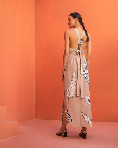  SEASHELL LONG DRESS - Vesta Donna 