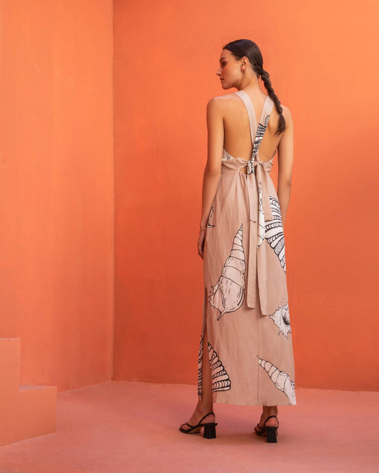  SEASHELL LONG DRESS - Vesta Donna 