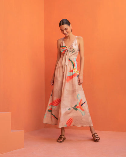  ARDEIDAE KNOT DRESS - Vesta Donna 