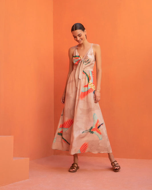  ARDEIDAE KNOT DRESS - Vesta Donna 